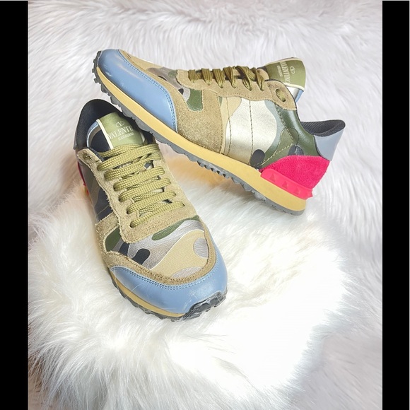 Valentino Camo Tennis Shoes - Picture 7 of 13